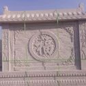 绵阳 芝麻白花岗岩屏风，照壁，影壁