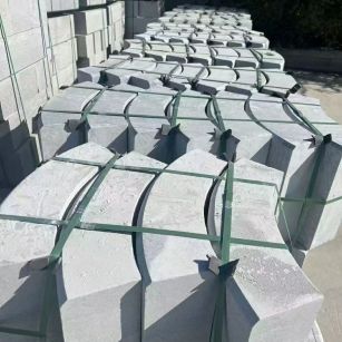 绵阳 芝麻灰弧形路沿石