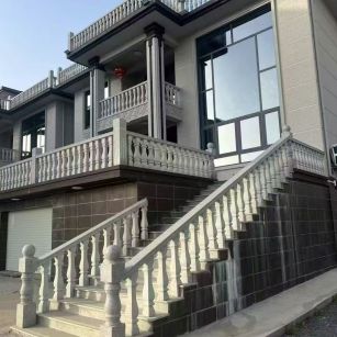 绵阳 芝麻白别墅阳台栏杆，楼梯栏杆