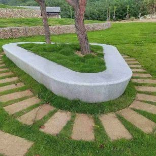 绵阳 芝麻白光面整石坐凳