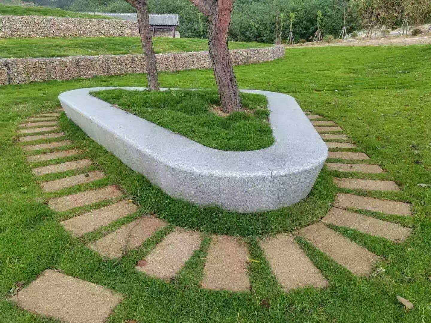 绵阳 芝麻白光面整石坐凳