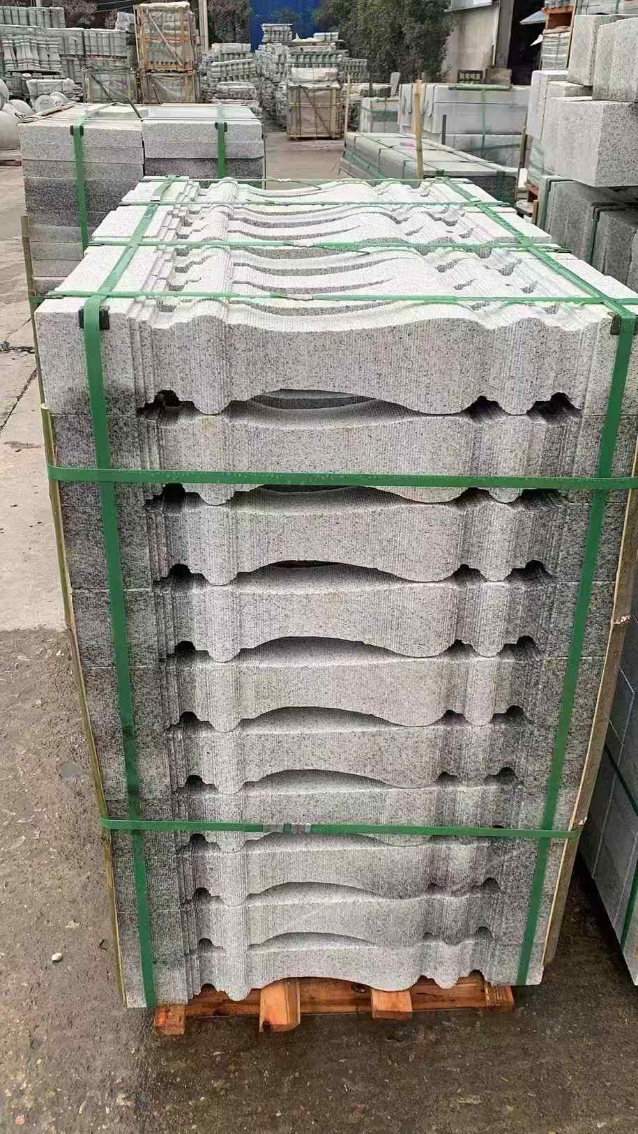 绵阳 芝麻白方形拉丝面，栏杆花瓶柱