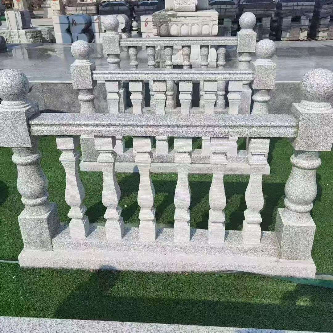 绵阳 别墅石材栏杆特写