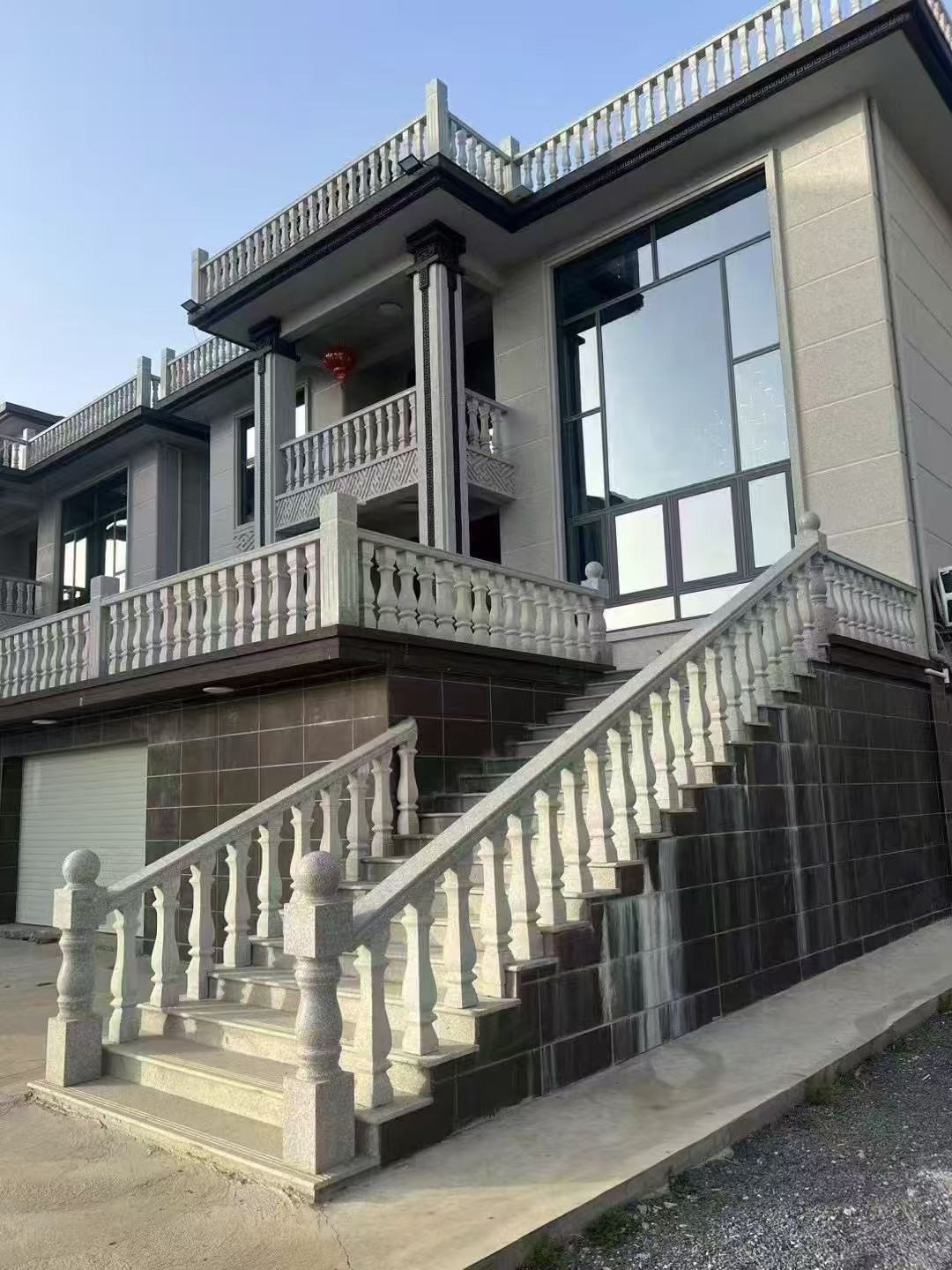 绵阳 芝麻白别墅阳台栏杆，楼梯栏杆