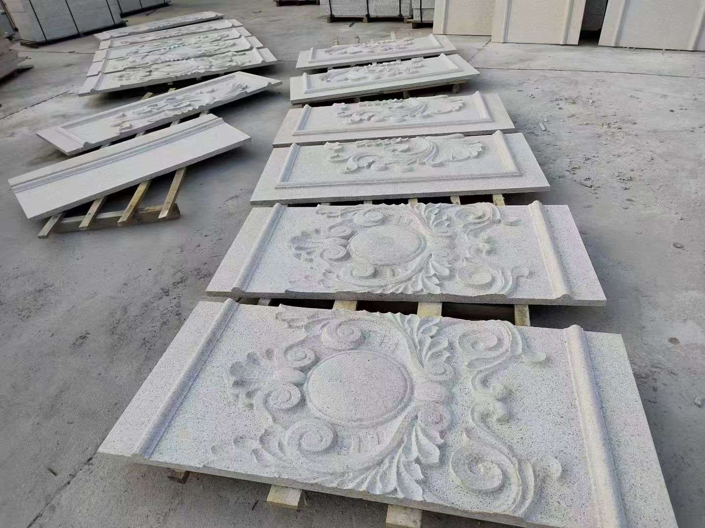 绵阳 芝麻白干挂雕花板