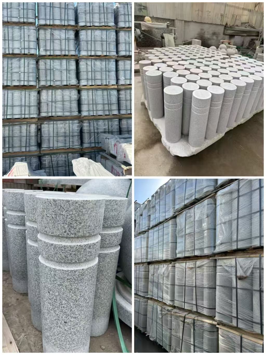 绵阳 芝麻白花岗岩挡车柱、隔离柱多少钱